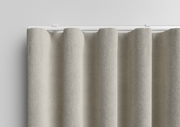 William Morris At Home Lodden Embroidery, Chalk - Made to Measure Curtains - Image 13